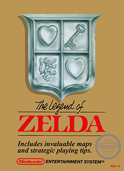 Game box for The Legend of Zelda