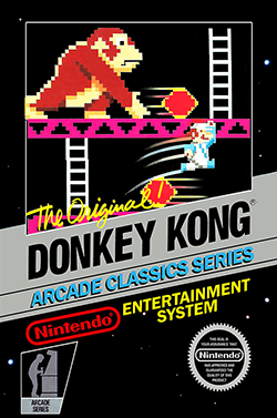 Game box for Donkey Kong